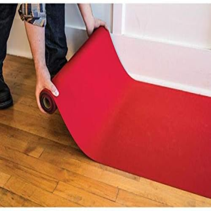 Customizable logo pattern, reusable anti-slip backing floor carpet roll, protective staircase handrail carpet