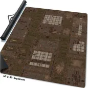 Warzone Studio 60 x 44 inch Double-Sided Rubber Battle Mat
