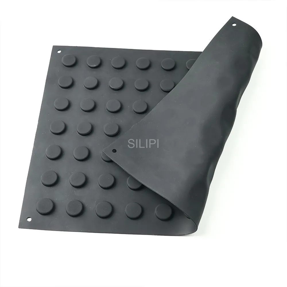 SILIPI instrument mat, 2500GS magnectic surgical mat black reusable silicone magnetic instrument mat