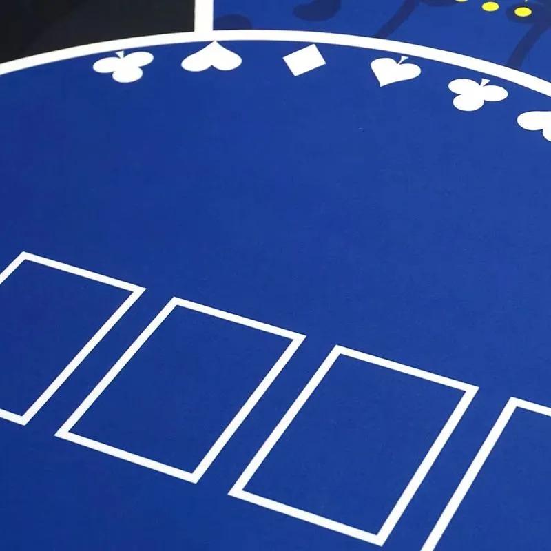 Factory Supply High Quality Custom Printing 120*60*0.2cm Round Portable Wear-resistant Poker Table Rubber Mat Suppliers
