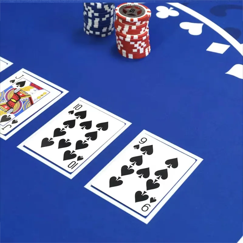 Factory Supply High Quality Custom Printing 120*60*0.2cm Round Portable Wear-resistant Poker Table Rubber Mat Suppliers