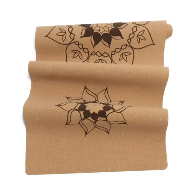 Non-toxic, eco-friendly, anti-slip and natural cork yoga mat