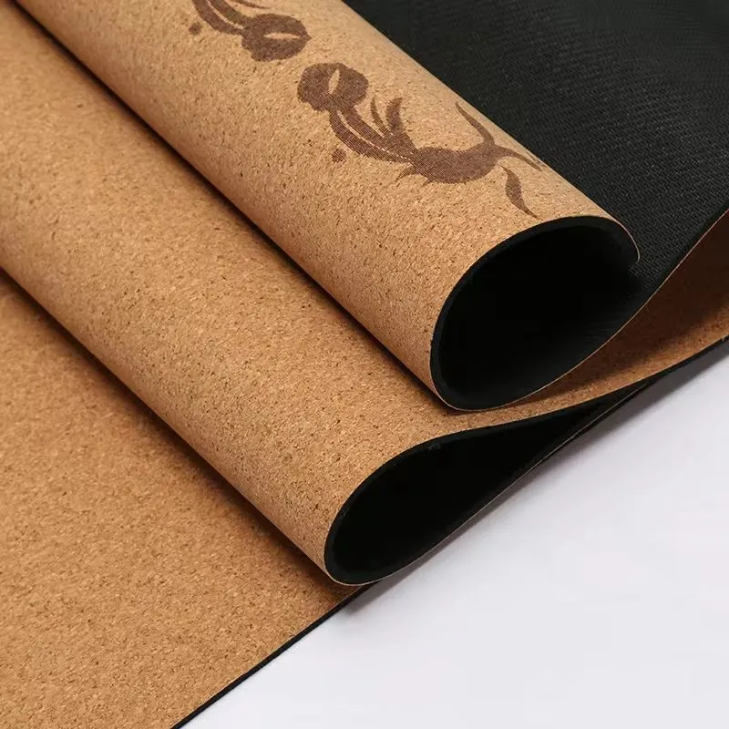 Non-toxic, eco-friendly, anti-slip and natural cork yoga mat
