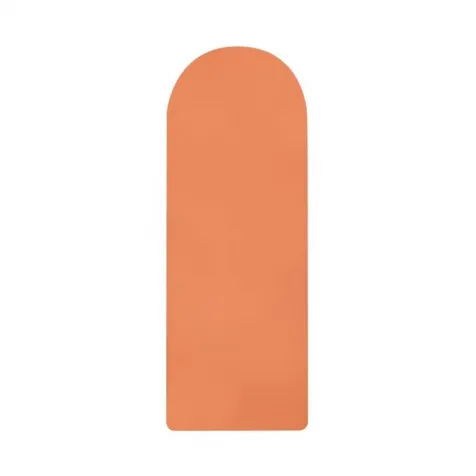 Curved arched oval capsule yoga mat, coconut fiber PU rubber yoga mat, custom-printed anti-slip yoga mat, eco-friendly