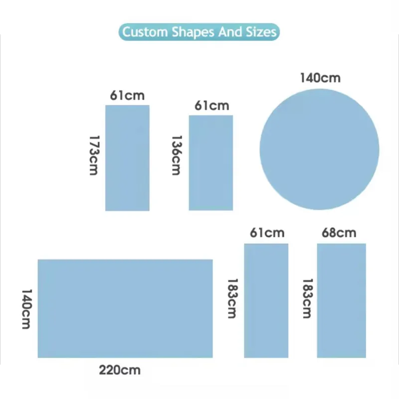 Customized Eco Friendly Non Slip Exercise Workout Gym Meditation Jump Large Circular Circle Rubber PU Round Yoga Mat 140 cm