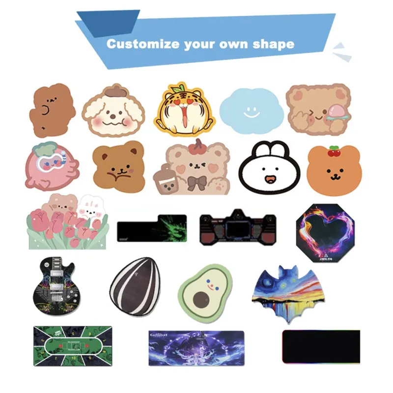 Custom Factory Price Mouse Pad Supplier Waterproof Mouse Pad Personalizado