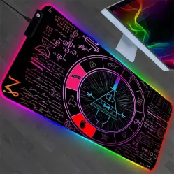 RGB Soft Gaming Mouse Pad Large Glowing RGB Led Extended Mousepad Non Slip Rubber Base Computer Keyboard Pad Mat Factory
