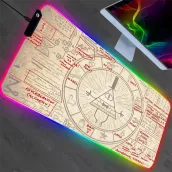 RGB Soft Gaming Mouse Pad Large Glowing RGB Led Extended Mousepad Non Slip Rubber Base Computer Keyboard Pad Mat Factory