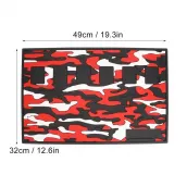 Custom Hair Salon Pvc Rubber Barber Magnetic Station Pads Mat Barber Shop Silicone Magnetic Collection Mat for Hair Clippings