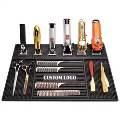 Barbershop Hairdressing Tools Mats & Pads Salon Equipment Countertops Anti-Slip Storage Pad Barber Mat Hair Styling Tools