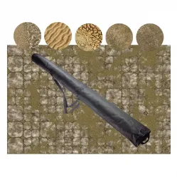 Custom Full Colour Design Printed Neoprene Game Mat Wargame Mat Kit 4&#039;x4&#039;