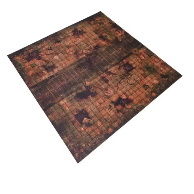 Custom Full Colour Design Printed Neoprene Game Mat Wargame Mat Kit 4'x4'