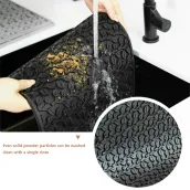 Anti-slip Coffee Mat, bar Mat, Tea Mat, Cup Mat, Custom PVC Mat. Custom Silicone Mat