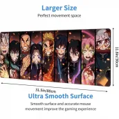High Quality Compatible Demon Slayer Anime Gaming Large Mouse Pad Rubber Mat Computers Desktop PC Laptop Office Big Mouse Pad