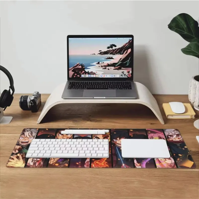 High Quality Compatible Demon Slayer Anime Gaming Large Mouse Pad Rubber Mat Computers Desktop PC Laptop Office Big Mouse Pad