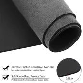 Customized leather player mouse pads with custom logo patterns and cartoon styles