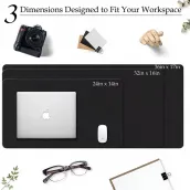Customized leather player mouse pads with custom logo patterns and cartoon styles