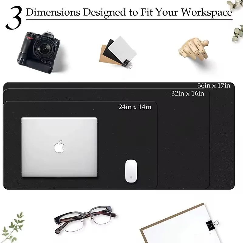 Customized leather player mouse pads with custom logo patterns and cartoon styles