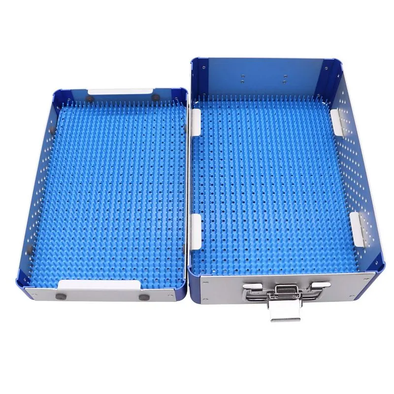 Silicone Mats Fo Surgical Instrument Tray Case Box Surgical Silicone Pin Mats Silicone Finger Mats Line Sterilization Trays