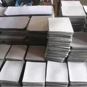Factory blank pure white mouse pad roll bulk material, used for sublimation printing mouse pads