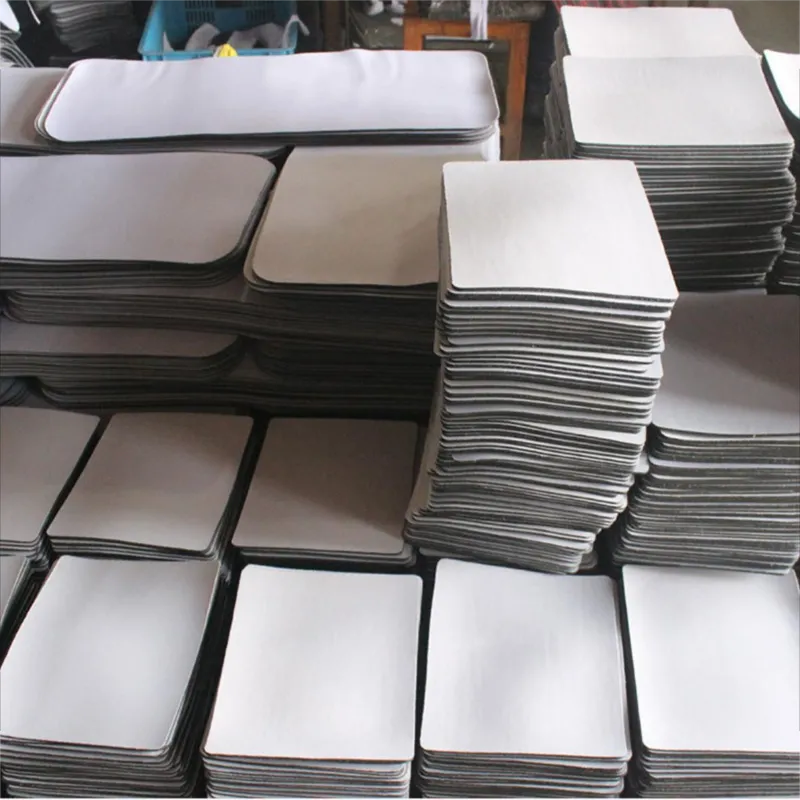 Factory blank pure white mouse pad roll bulk material, used for sublimation printing mouse pads