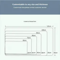 OEM XS-3XL custom size custom desktop rubber blank mouse pad Custom LOGO printed mouse pad