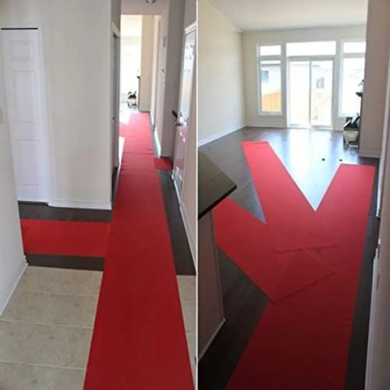 Customizable logo pattern, reusable anti-slip backing floor carpet roll, protective staircase handrail carpet