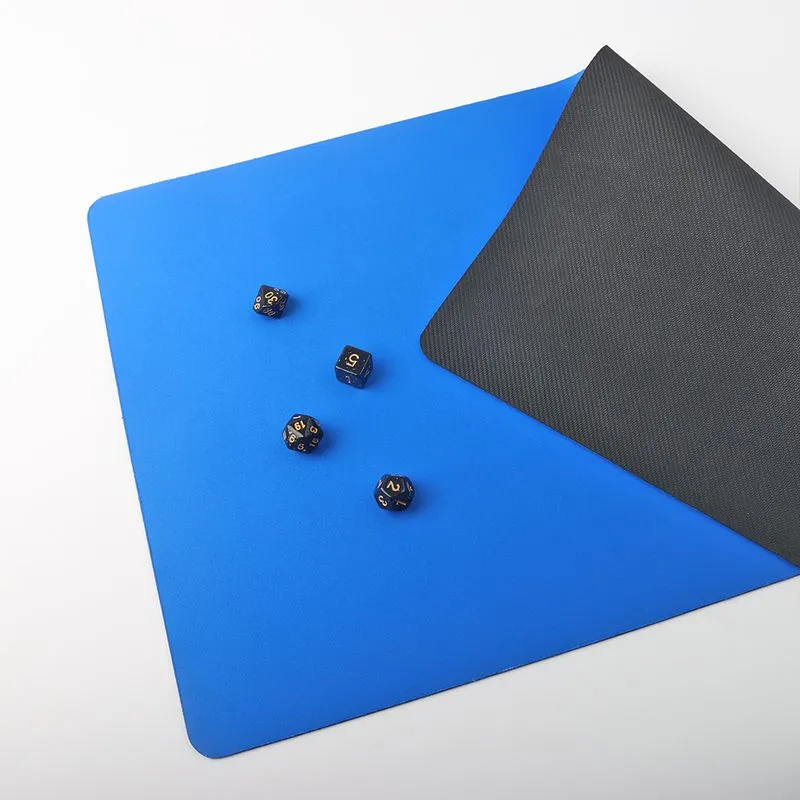 Solid Color Standard Gaming Playmat Mousepad-Blue