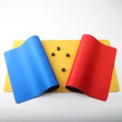 Solid Color Standard Gaming Playmat Mousepad-Blue