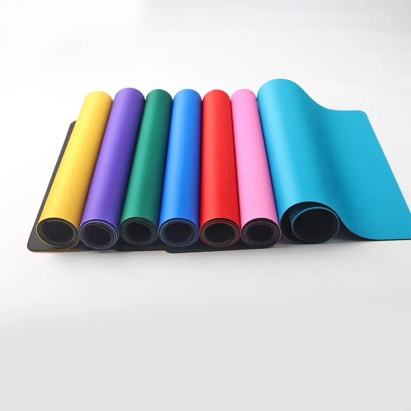 Solid Color Standard Gaming Playmat Mousepad-Blue