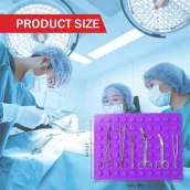 SILIPI Silicone Magnetic Instrument mat, 12 X 16 Inches, Reusable and Autoclavable Instrument Trays Magnetic Mats