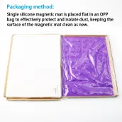 SILIPI Silicone Magnetic Instrument mat, 12 X 16 Inches, Reusable and Autoclavable Instrument Trays Magnetic Mats