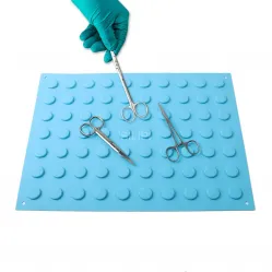 SILIPI Magnetic Mat for Instruments and Tools, 12 x 16 inches, Blue, magnetic instrument mats for surgery