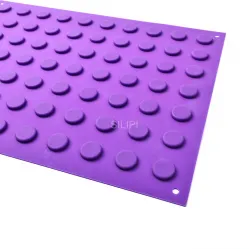 Purple reusable silicone surgical instrument magnetic pad
