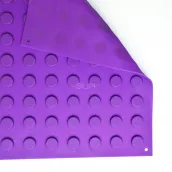 Purple reusable silicone surgical instrument magnetic pad