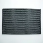 Classic Style Silicone Coffee Bar Mat Kitchen Dinner Table Cup Heat Resistant Drying Mat Tools for Coffee & Tea