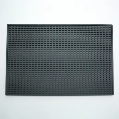 Classic Style Silicone Coffee Bar Mat Kitchen Dinner Table Cup Heat Resistant Drying Mat Tools for Coffee & Tea