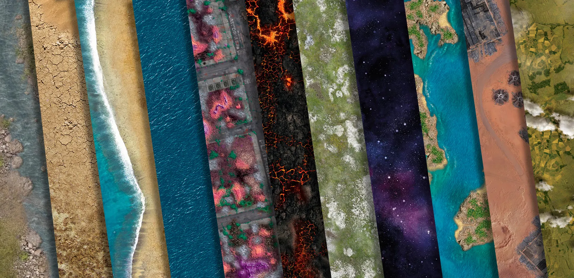 Take your combat adventure experience to the next level with war game battle mats