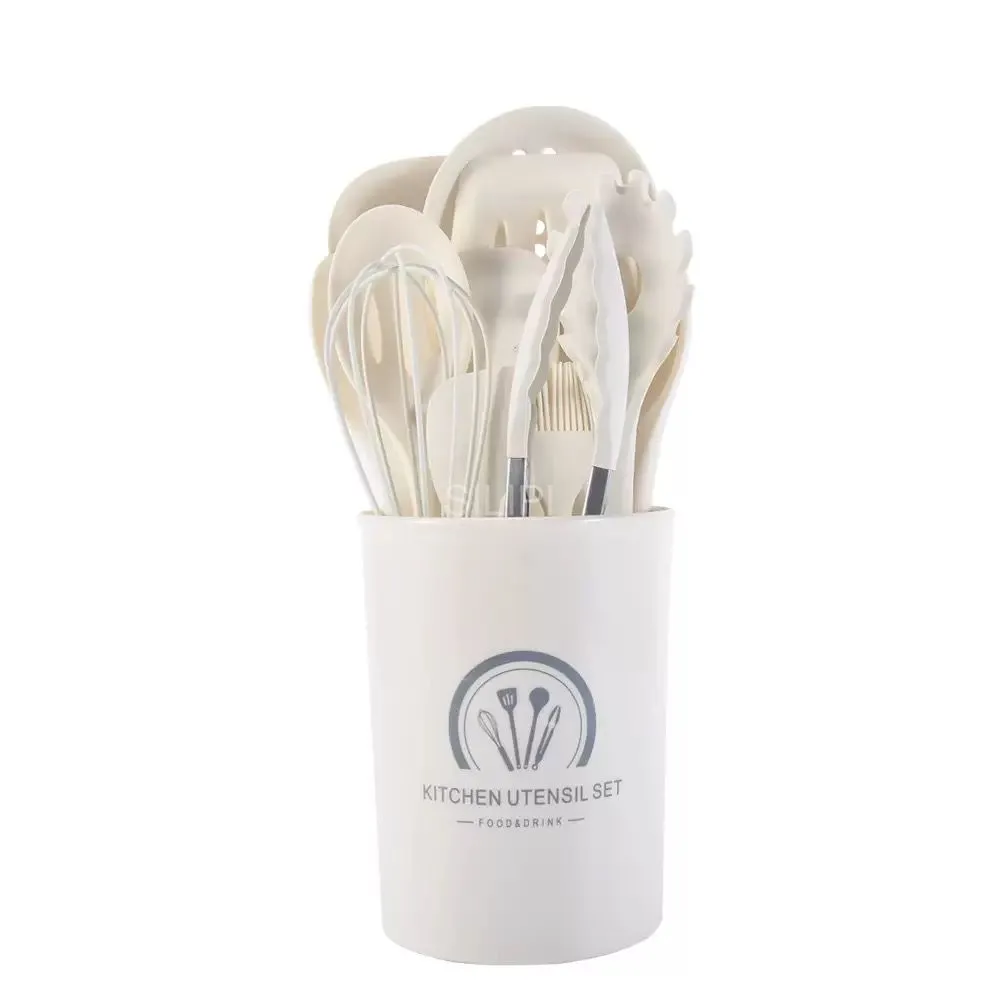 43-piece food-grade silicone kitchenware set - solve all your cooking needs in one go