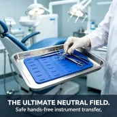 Silicone Magnetic Instrument Mat | Autoclavable Medical‑Grade Silicone Mat for Surgical & Dental Instruments