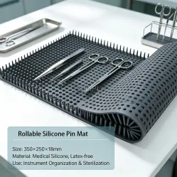 Silicone Pin Mat | Autoclavable Surgical Instrument Pin Mat