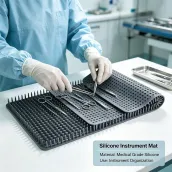 Silicone Pin Mat | Autoclavable Surgical Instrument Pin Mat