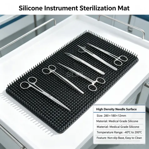 Silicone Pin Mat | Autoclavable Surgical Instrument Pin Mat