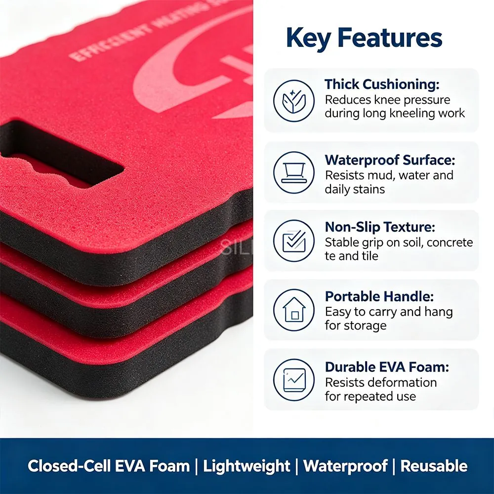 Garden Kneeling Pad | Waterproof EVA Foam Knee Mat for Gardening