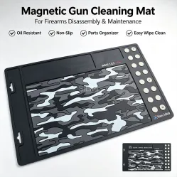 Magnetic Firearm Cleaning Mat | Protective Work Mat for Gun Cleaning