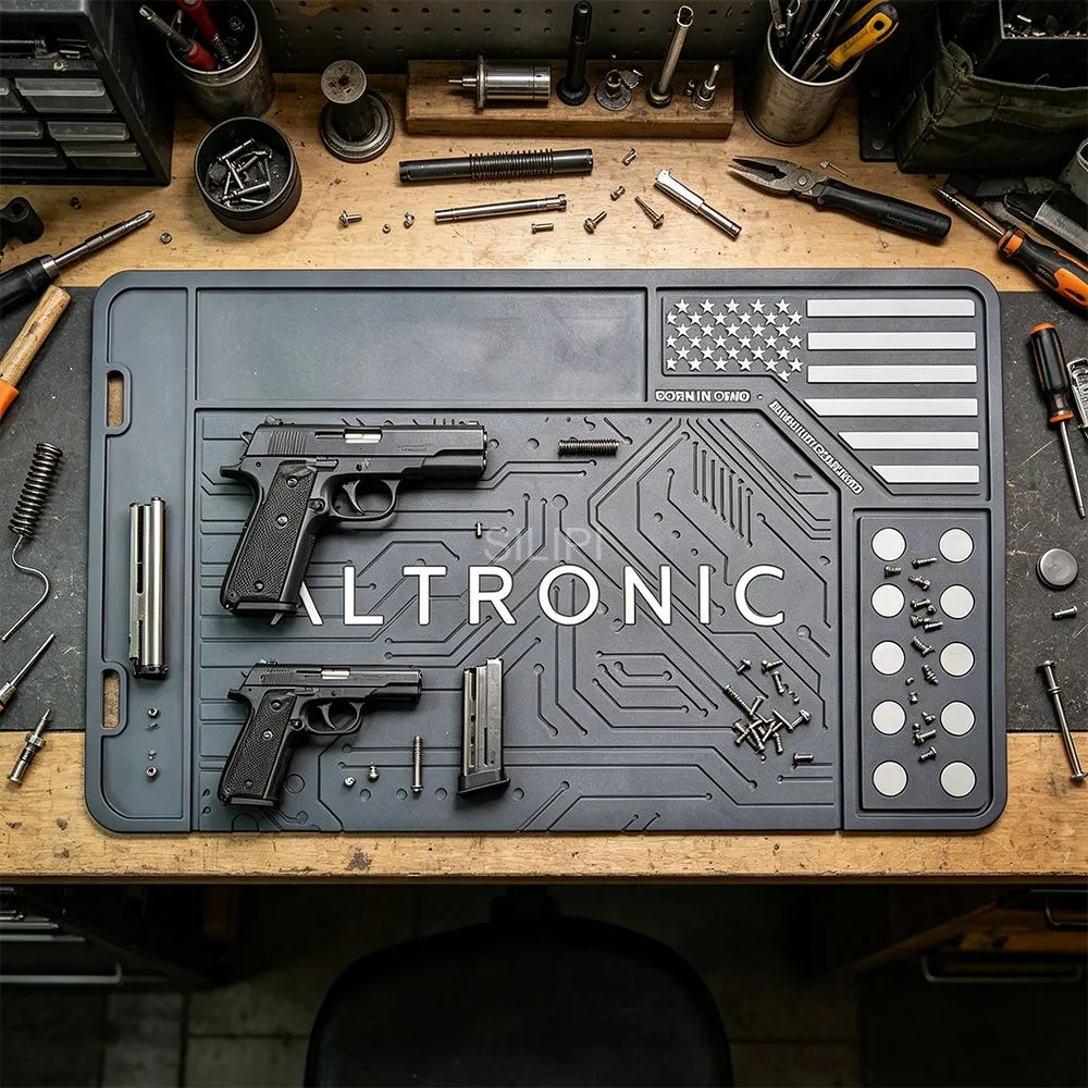 Magnetic Firearm Cleaning Mat | Protective Work Mat for Gun Cleaning